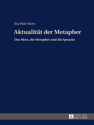 cover image of Aktualitaet der Metapher